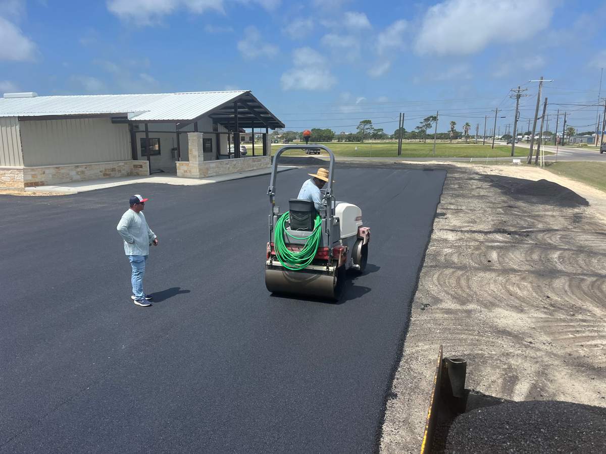 Road construction project